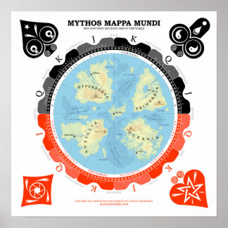 Poster Mythos Mappa Mundi