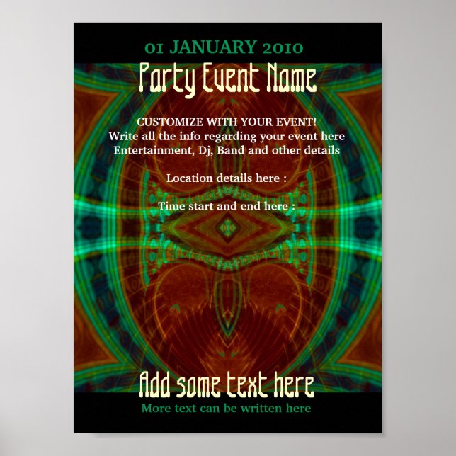 Poster nº 012a Poster (Frente)