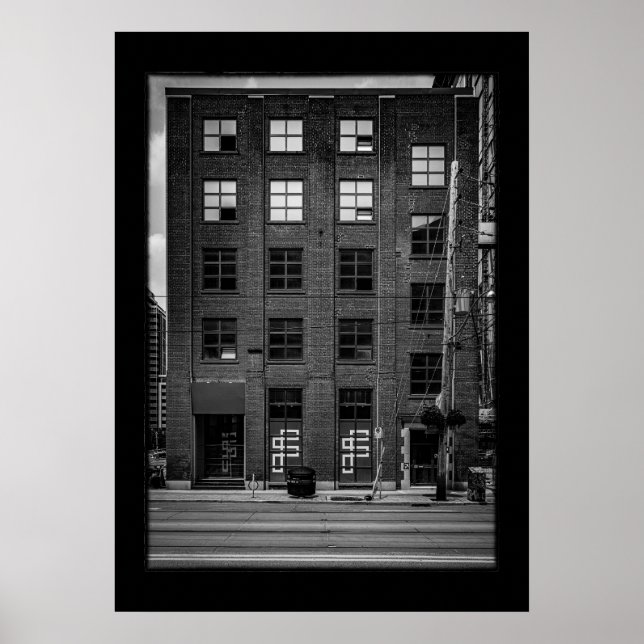 Poster Nº 266 King St E 2 com Borda (Frente)