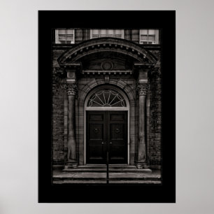 Poster Nº 27 King's College Circle 1 com Borda