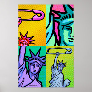 POSTER nº 7 4-up do SAFE Liberty: 11 X 16.5
