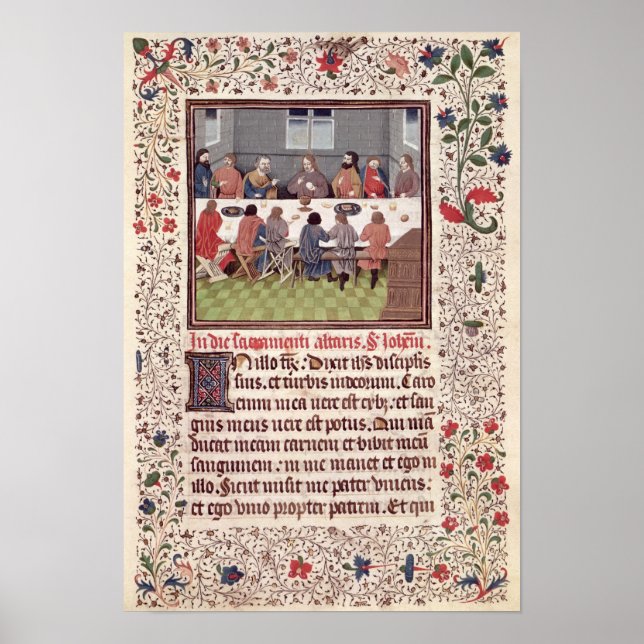 Pôster N.º 370 fol.184 Último jantar (Frente)