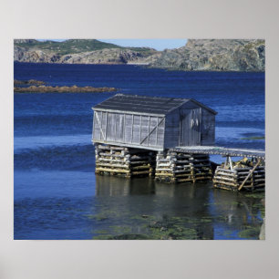 Poster N.A., Canadá, Terra Nova, Durrell. Pesca