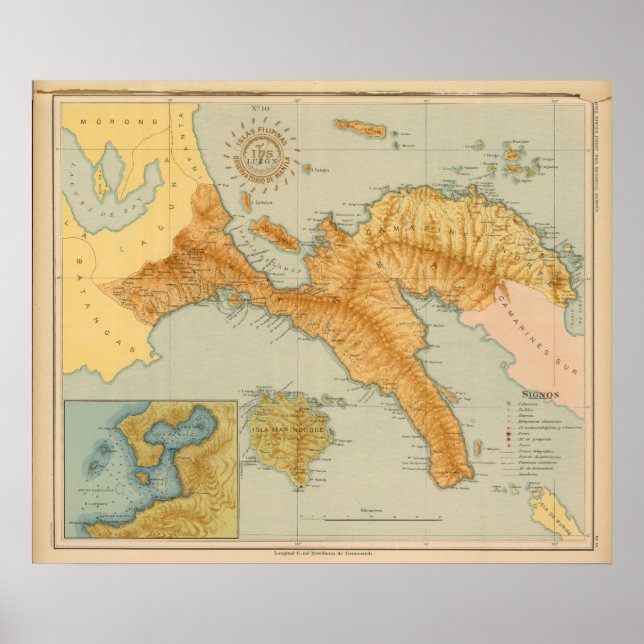 Poster N.o 10 Luzon (Frente)