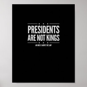 Poster Na América, Presidentes Não São Reis Retro Clássic