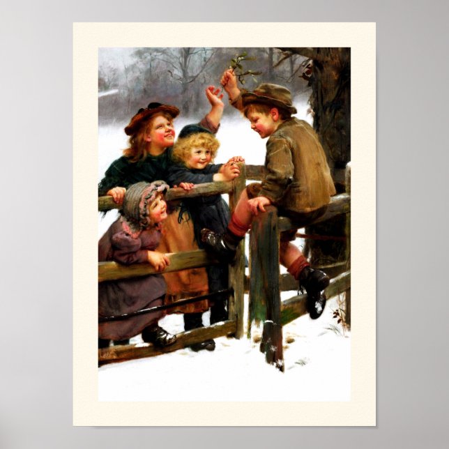 Poster "Na Baía". Vintage Art de Arthur Elsley (Frente)