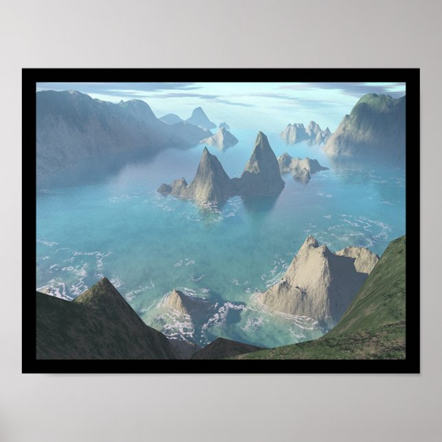 Poster Na borda (Frente)