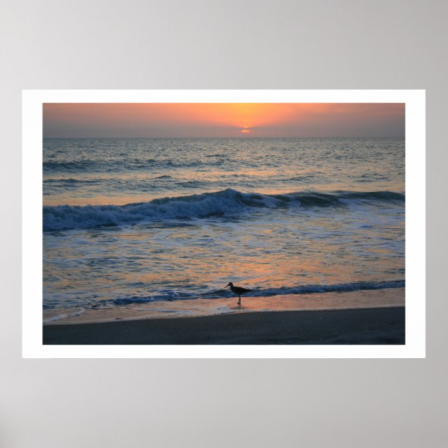 Poster Na borda do pôr do sol (Frente)