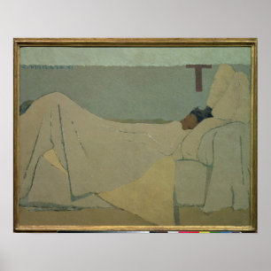 Pôster Na cama, 1891