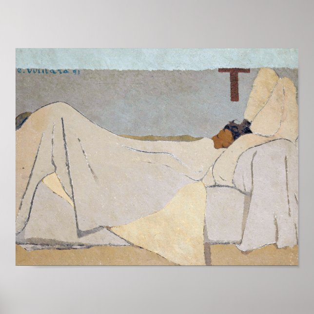 Poster Na cama | Edouard Vuillard | (Frente)
