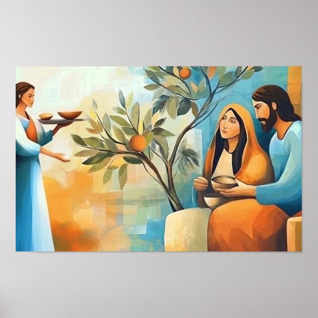 Poster Na Casa de Marta e Maria (Frente)