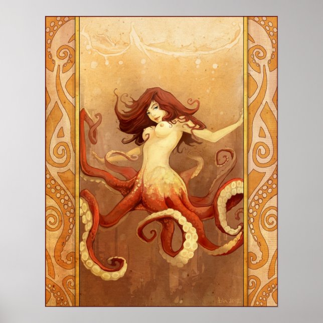 Pôster Na cidade sob o mar... (Frente)