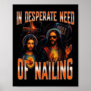 Poster Na Desesperada Necessidade De Arranjar A Santa Bíb