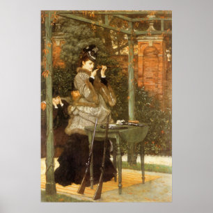 Pôster Na escala de rifle por James Tissot, arte do