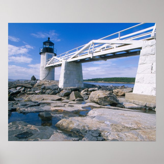 Pôster NA, EUA, Maine, Port Clyde.  Marshall Point (Frente)
