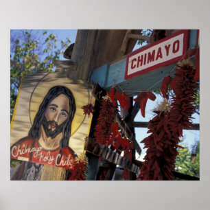 Poster NA, EUA, Novo México, Santa Fé.