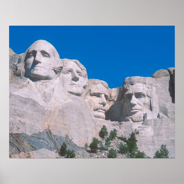 Poster NA, EUA, SD, Monte Rushmore. (Frente)