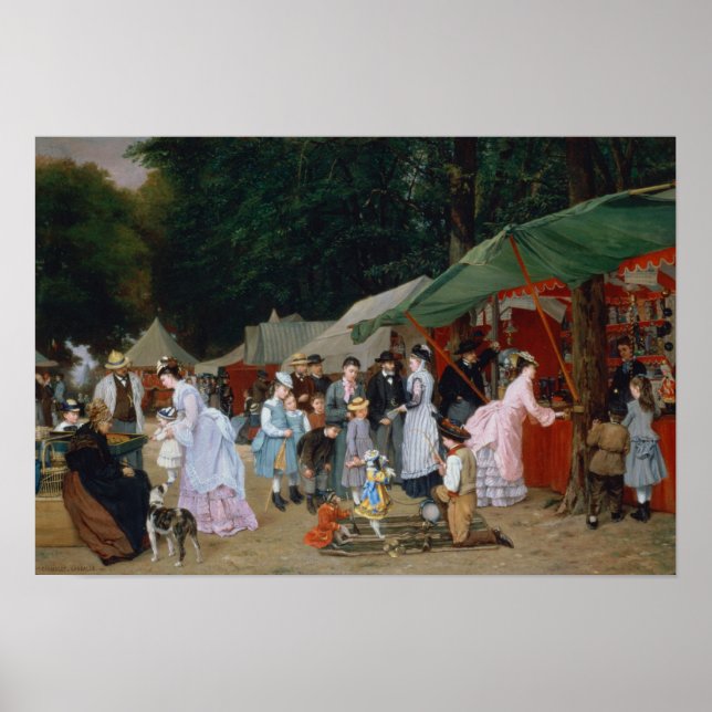 Pôster Na Feira,1877 (Frente)