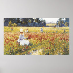 Poster Na Flandres Field, Robert Vonnoh