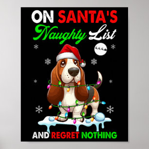 Poster Na lista de Natal do Papai Noel, Não se Arrependa