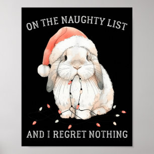 Poster Na Lista dos Travessos e Não Me Arrependo Coelho C