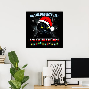 Poster Na Lista Travessa E Não Me Arrependo De Nada Gato