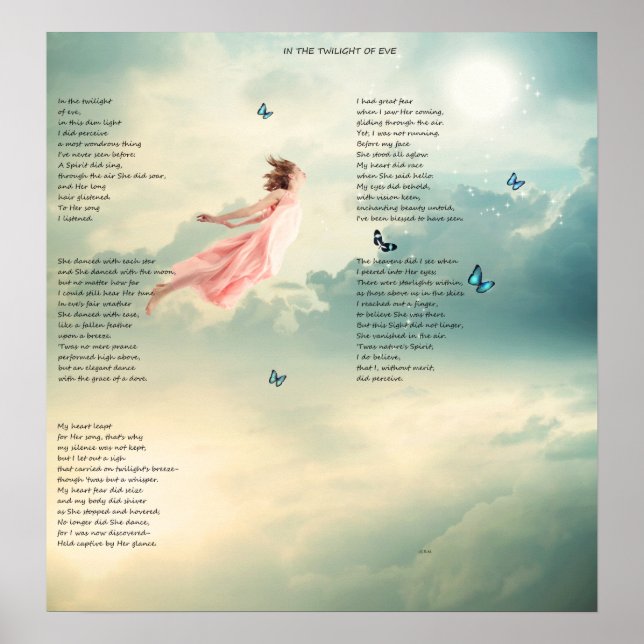 Poster Na Luz Da Eva (Frente)