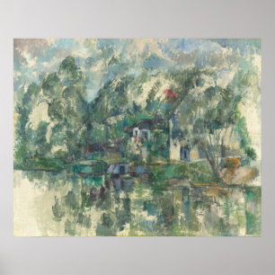 Poster Na margem da água - Paul Cézanne Fine Art