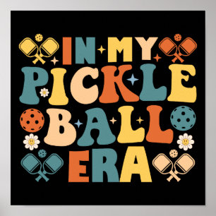 Poster Na Minha Época De Pickleball, O Groovy