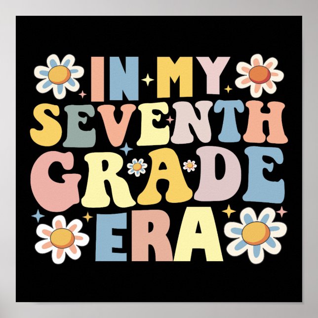 Poster Na Minha Época do 7 7º ano (Frente)