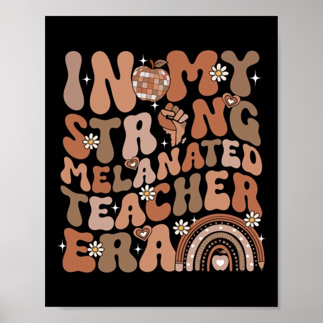 Poster Na Minha Época Melanizada De Professores História  (Frente)