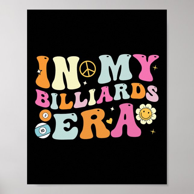 Poster Na Minha Era Bilhar (Frente)