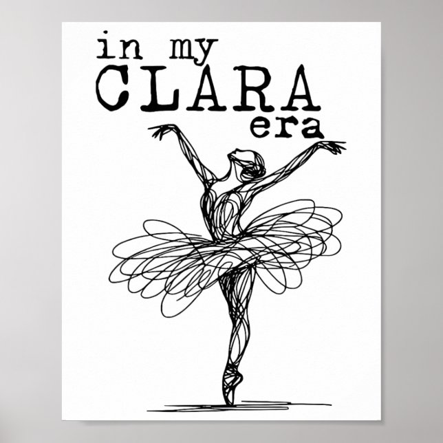 Poster Na Minha Era Clara (Frente)