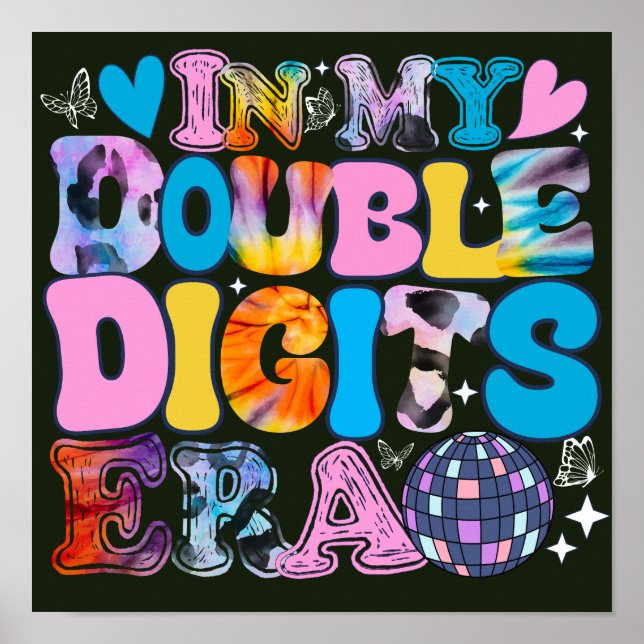 Poster Na Minha Era De Dígitos Duplos, Um Aniversário Eng (Frente)