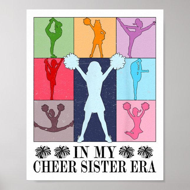 Poster Na Minha Era de Irmã de Cheer Vida de Cheerleading (Frente)