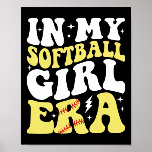 Poster Na Minha Era de Softll Girl Retro Groovy Softll Gi
