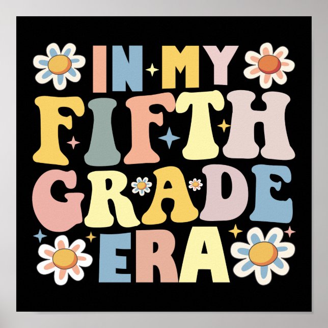 Poster Na minha era do 5º ano (Frente)