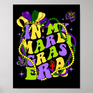 Poster Na Minha Era Mardi Gras - Símbolo Fleur-de-lis Fes