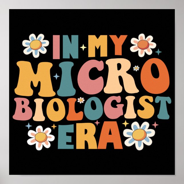 Poster Na Minha Era Microbiologista (Frente)