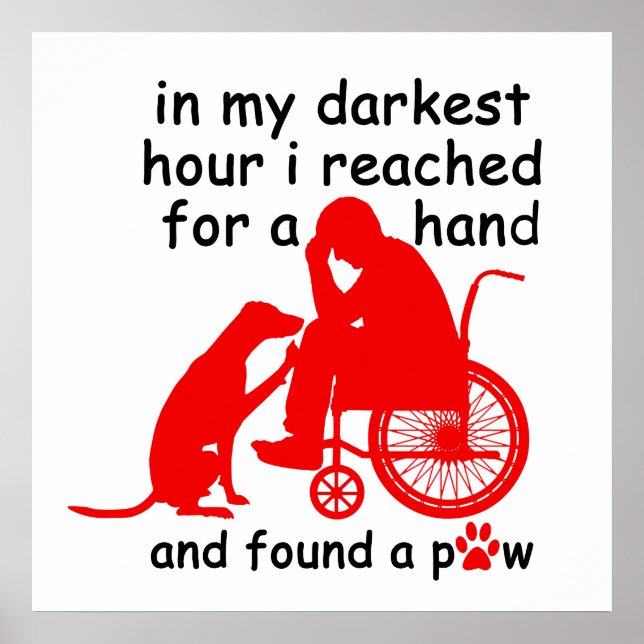 Pôster na minha hora mais escura eu cheguei para uma mão  (Frente)