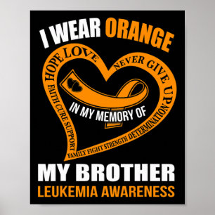 Poster Na minha memória do meu irmão, LEUKEMIA, SENSIBILI