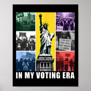 Poster Na Minha Votação Era Harris Wheimer Eleição Presid