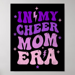 Poster Na Moda da Minha Era de Mãe de Cheerleading Mãe de