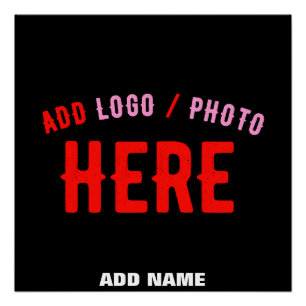 PÔSTER NA MODA MODERNO PERSONALIZÁVEL NEGRO VERIFICADO CO