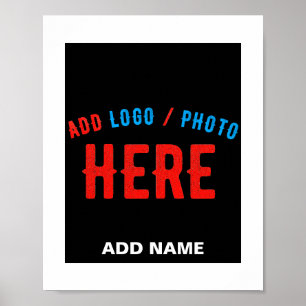 POSTER NA MODA MODERNO PERSONALIZÁVEL NEGRO VERIFICADO CO