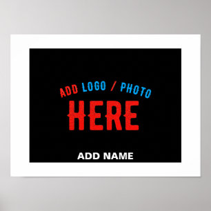 POSTER NA MODA MODERNO PERSONALIZÁVEL NEGRO VERIFICADO CO