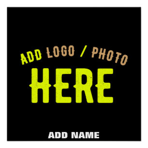 PÔSTER NA MODA MODERNO PERSONALIZÁVEL NEGRO VERIFICADO CO