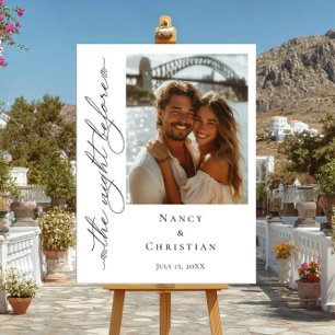 Poster Na noite anterior ao sinal de boas-vindas