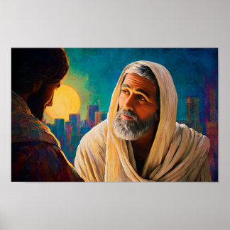 Poster Na noite com o Cristo: Santo Nicodemus