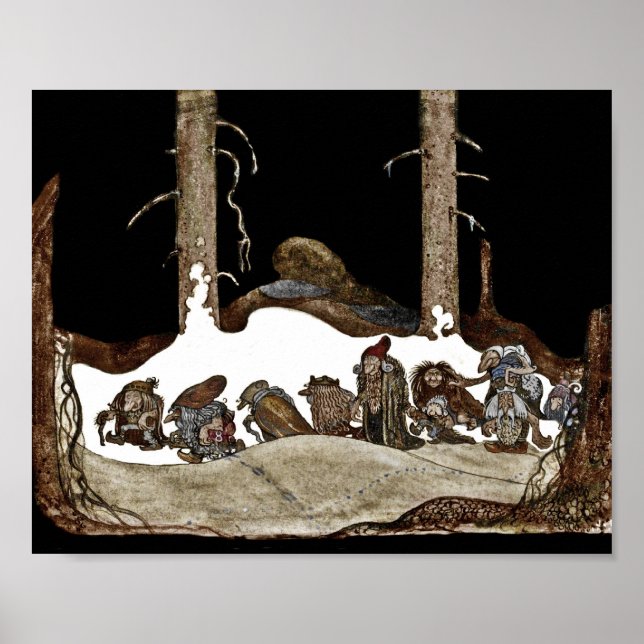 Poster Na Noite de inverno (Frente)